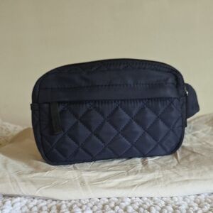 Quilted Black Crossbody Bag